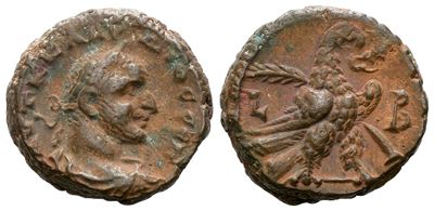 Claudius II (268-270). Egypt, Alexandria. Bi Tetradrachm