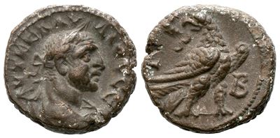Claudius II (268-270). Egypt, Alexandria. Bi Tetradrachm