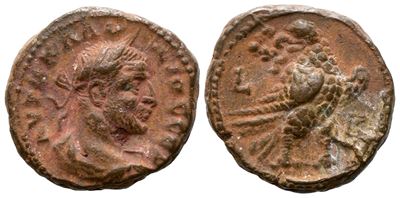 Claudius II (268-270). Egypt, Alexandria. Bi Tetradrachm