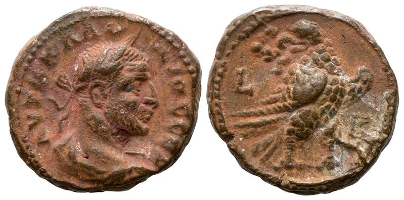 Claudius II (268-270). Egypt, Alexandria. Bi Tetradrachm