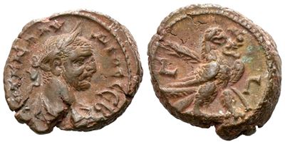 Claudius II (268-270). Egypt, Alexandria. Bi Tetradrachm