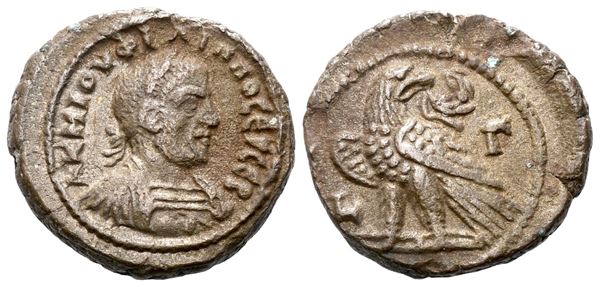 Philip I (244-249). Egypt, Alexandria. BI Tetradrachm