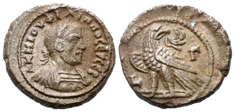 Philip i (244-249). Egypt, Alexandria. Bi Tetradrachm