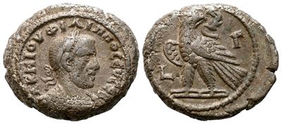 Philip i (244-249). Egypt, Alexandria. Bi Tetradrachm