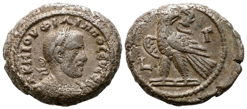 Philip i (244-249). Egypt, Alexandria. Bi Tetradrachm