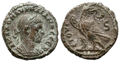 Aurelian (270-275). Egypt, Alexandria. Bi Tetradrachm