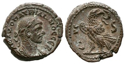 Aurelian (270-275). Egypt, Alexandria. Bi Tetradrachm