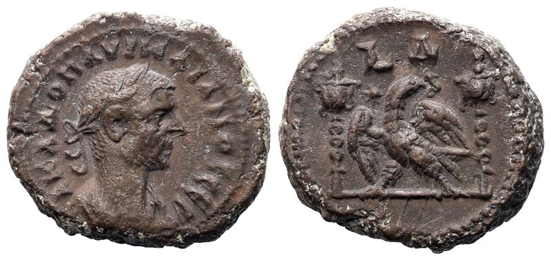 Aurelian (270-275). Egypt, Alexandria. Bi Tetradrachm