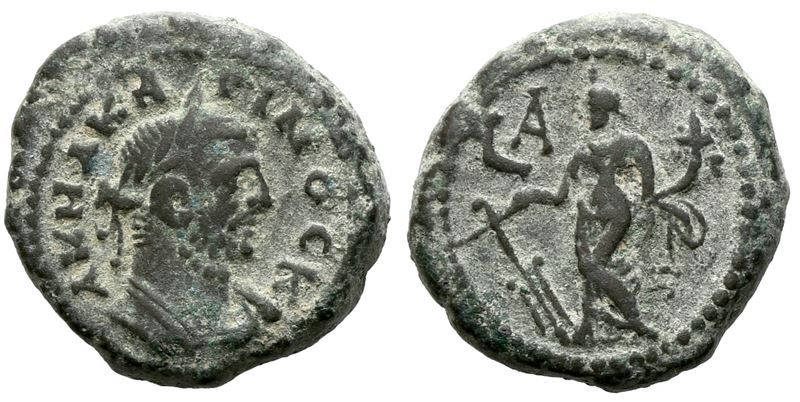 Carinus (caesar, 282-283). Egypt, Alexandria. Bi Tetradrachm