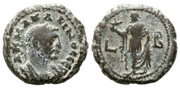 Carinus (Caesar, 282-283). Egypt, Alexandria. BI Tetradrachm