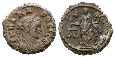 Carus (282-283). Egypt, Alexandria. Bi Tetradrachm