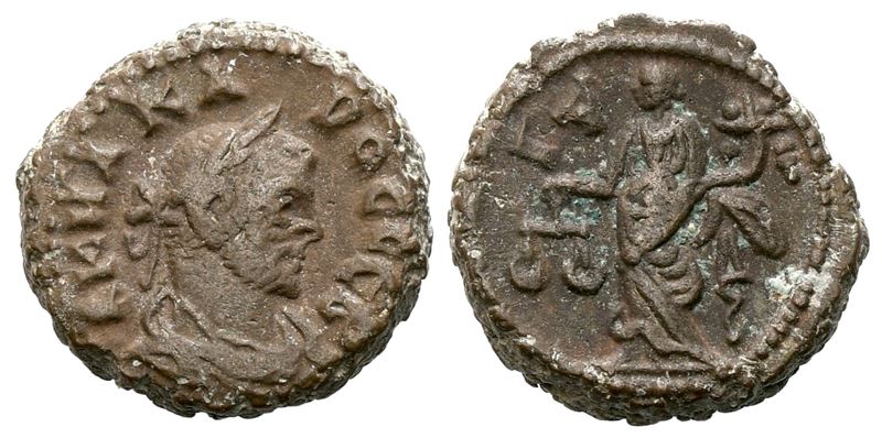 Carus (282-283). Egypt, Alexandria. Bi Tetradrachm