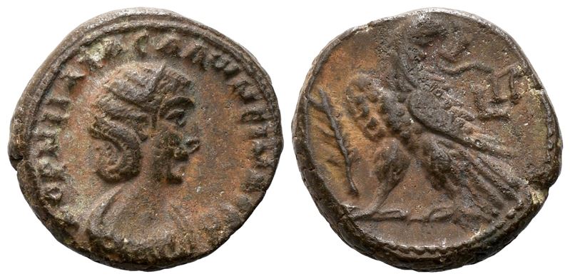 Salonina (augusta, 254-268). Egypt, Alexandria. Bi Tetradrachm