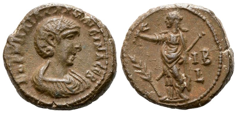 Salonina (augusta, 254-268). Egypt, Alexandria. Bi Tetradrachm