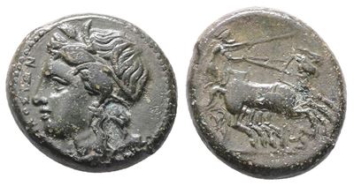 Sicily, Syracuse. Hiketas II (287-278 Bc). Æ (20mm, 9.03g),