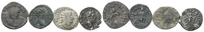 Lot Of 4 Ar And Æ Coins To Be Catalogued. Lot Sold As Is, No Returns.