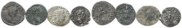  Lot of 4 AR and Æ coins to be catalogued. Lot sold as is, no returns.