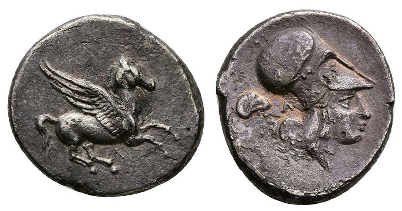 Akarnania, Leukas, C. 435-380 Bc. Ar Stater (22mm, 7.99g).