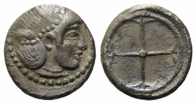 Sicily, Syracuse, Time Of Hieron i (478-466 Bc), Obol; Ar (0,63 G; 8,6 MM)