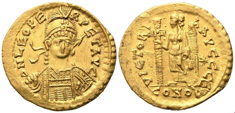 Leo I (457–474), Solidus di Costantinopoli