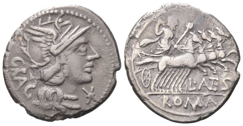 L. Antestius Gragulus, Denarius, 136 Bc; Ar (3,60 G; 20 MM; 5 H)