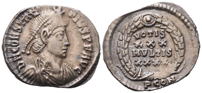Constantius II (337-361), Siliqua, Arelate, 360-363; Ar (1,60 G; 18,2 MM; 6 H)