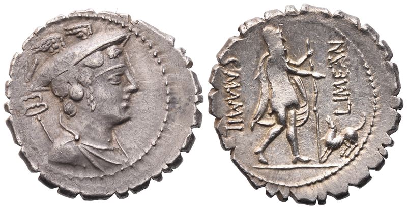 C. Mamilius Limetanus, Denarius Serratus, Rome, 82 Bc; Ar (3,92 G; 19,7 MM; 3 H)