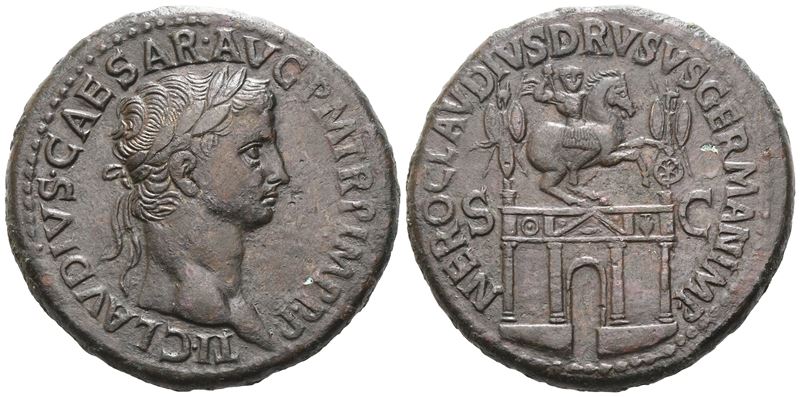 Claudius (41-54), Sestertius, Rome, C. 41-42; Æ (28,52 G; 36,7 MM; 6 H)