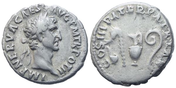 Nerva (96-98), Denarius, Rome, 97; AR (3,26 g; 17,5 mm; 6 h)