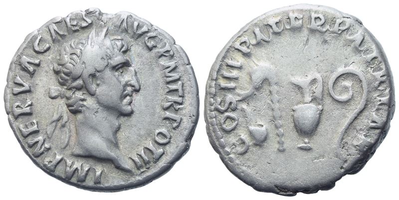 Nerva (96-98), Denarius, Rome, 97; Ar (3,26 G; 17,5 MM; 6 H)