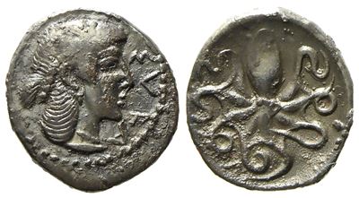 Sicily, Syracuse, Second Democracy (466-405 Bc), Litra; Ar (0,68 G; 11,3 MM)