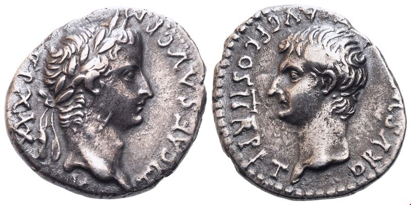 Tiberius (14–37 d.C.), Drachm, Cesarea di Cappadocia, 33–34 d.C.