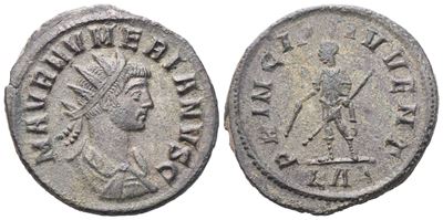 Numerian, Antoninianus romano “Principi Iuvent”