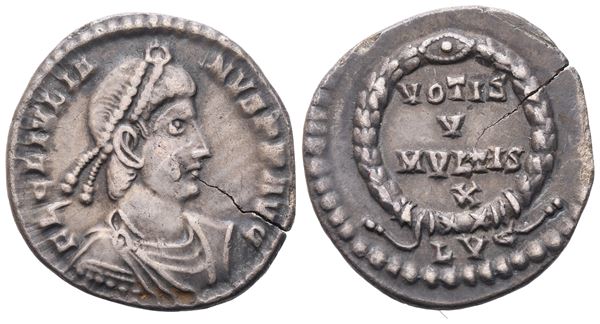 Julian II (361-363), Siliqua, Lugdunum, 360-361; AR (2,38 g; 17,8 mm; 6 h)