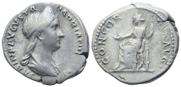 Sabina (128-136/7), Denarius, Rome, 130-133; AR (3,30 g; 16,8 mm; 6 h)