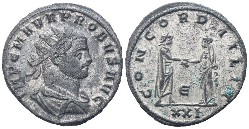 Probus (276-282), Antoninianus, Siscia, 276; Silvered Æ (3,78 G; 21,5 MM; 12 H)