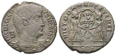 Decentius (350-353), Maiorina, Rome, C. 351-352; Æ (5,25 G; 21,4 MM; 6 H)