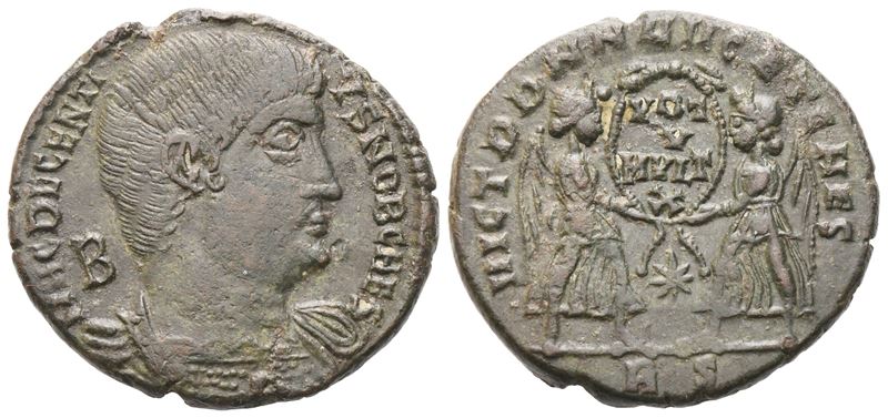 Decentius (350-353), Maiorina, Rome, C. 351-352; Æ (5,25 G; 21,4 MM; 6 H)