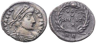 Valens (364-378), Siliqua, Rome, 364-367; Ar (2 G; 17,6 MM; 6 H)