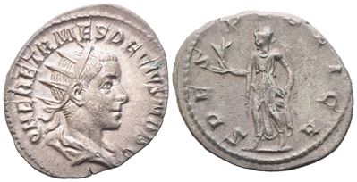 Herennius Etruscus Caesar (249-251), Antoninianus, Rome, 250-251; Ar (3,86 G; 22 MM; 7 H)