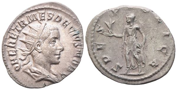 Herennius Etruscus Caesar (249-251), Antoninianus, Rome, 250-251; AR (3,86 g; 22 mm; 7 h)