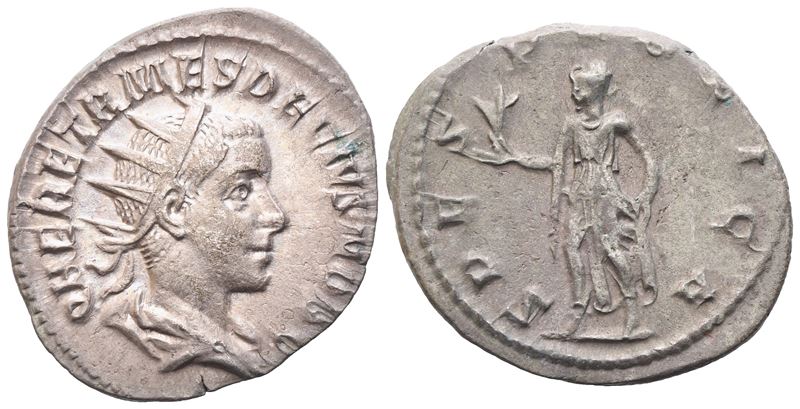 Herennius Etruscus Caesar (249-251), Antoninianus, Rome, 250-251; Ar (3,86 G; 22 MM; 7 H)