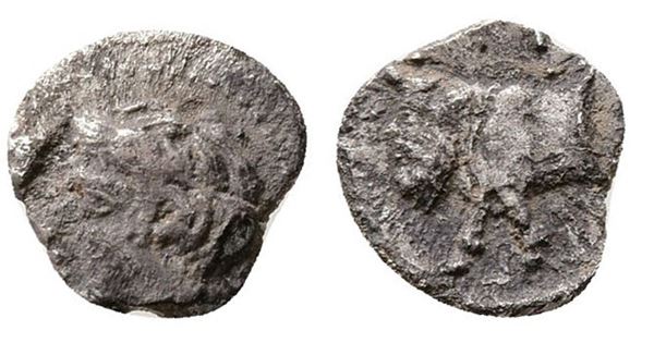 Sicily, Stielane, c. 415-400 BC. AR Hemilitron (8mm, 0.32g).