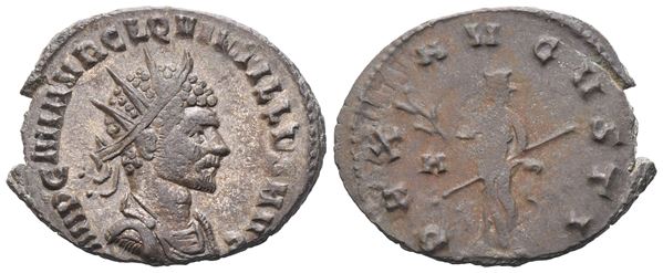 Quintillus (270), Antoninianus, Rome; BI (3,38 g; 21,6 mm; 12 h)
