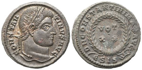 Constantine I (307-337), Nummus, Siscia, c. 321-324; Æ (3,47 g; 18,6 mm; 6 h)