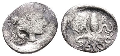 Sicily, Syracuse, C. 466-460 Bc. Ar Litra (12mm, 0.61g).