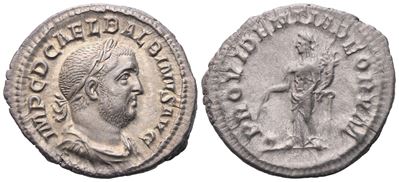 Balbinus, Denario romano, Dritto IMP C D CAEL BALBINVS AVG (Roma, c. aprile–giugno 238)