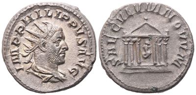 Philip i (244-249), Antoninianus, Rome, 249; Ar (5,26 G; 21,4 MM; 12 H)