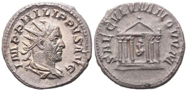 Philip I (244-249), Antoninianus, Rome, 249; AR (5,26 g; 21,4 mm; 12 h)