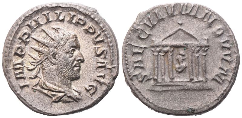 Philip i (244-249), Antoninianus, Rome, 249; Ar (5,26 G; 21,4 MM; 12 H)